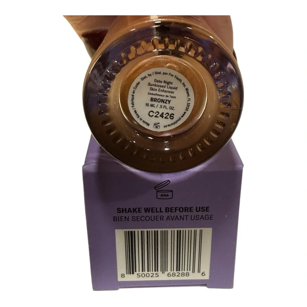 Youthforia Date Night Sunkissed Liquid Skin Enhancer Bronzy 0.5 oz NEW